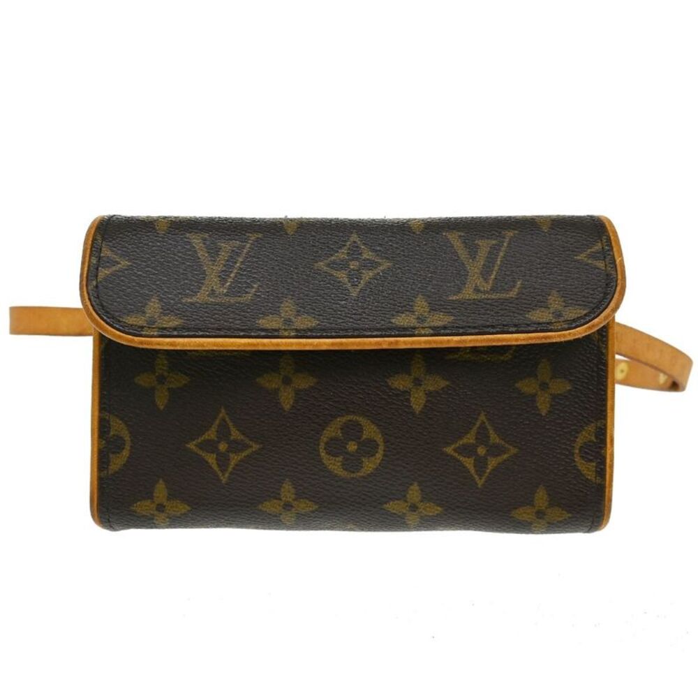 Louis Vuitton Florentine Waist Monogram Canvas Brown Canvas Handbag